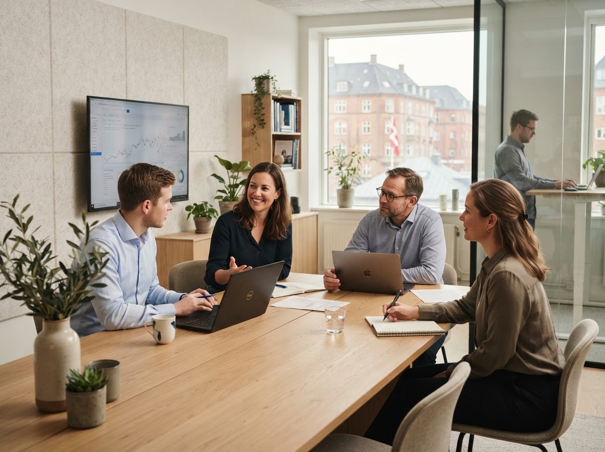 Finansiel Fremgang A/S - rolige arbejdsomgivelser til analyse af finansielle data